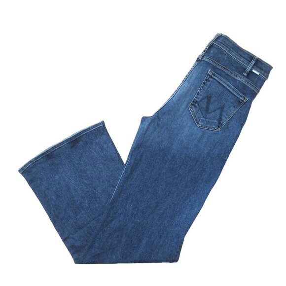 NWT Mother Hustler Roller Heel in Need For Speed High Rise Wide Leg Jeans 34 - Picture 7 of 10